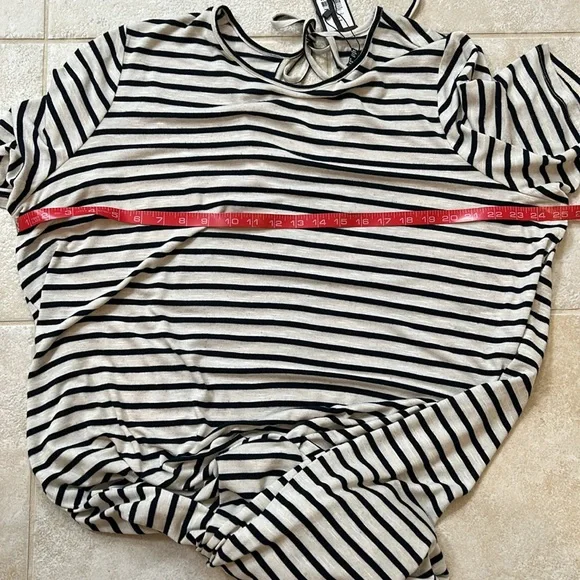 VERA MODA CURVE Cholly Jersey stripped dress NWT Plus size 2X - Picture 5 of 7